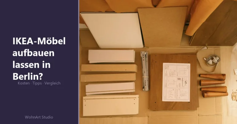 IKEA Flatpack-Möbel Teile, Anleitung und Werkzeug für professionelle Möbelmontage in Berlin