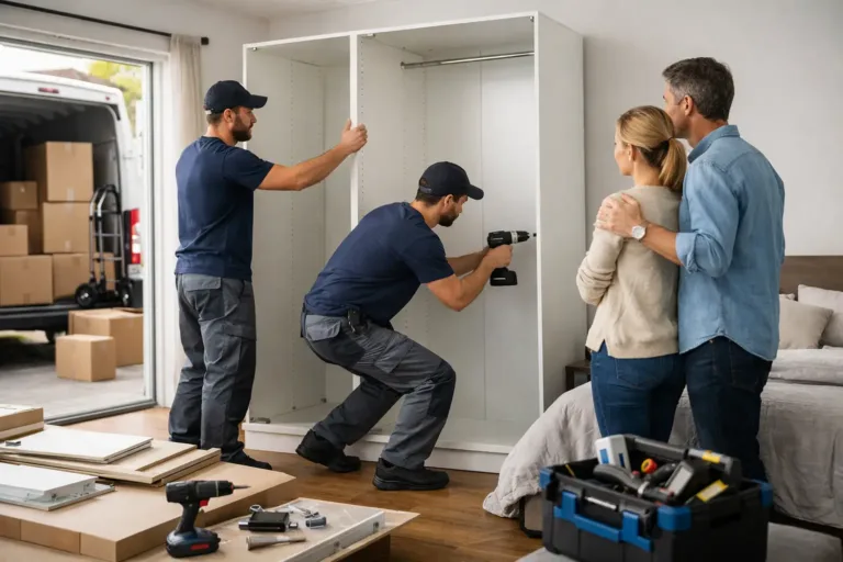 Kleiderschrank Transport und Montage richtig planen