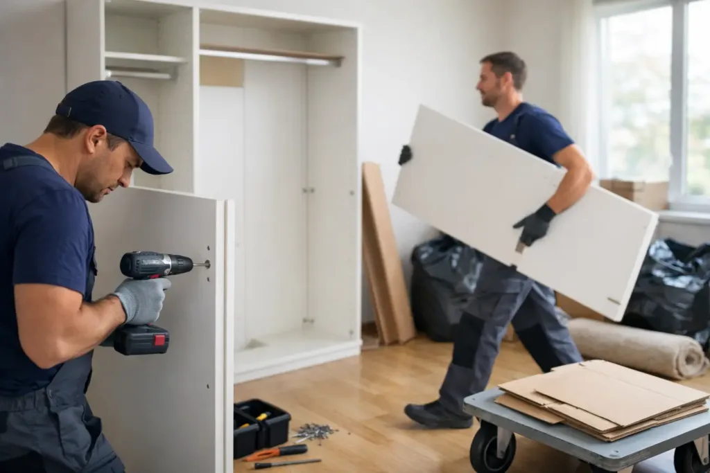 Schrank abbauen und entsorgen lassen